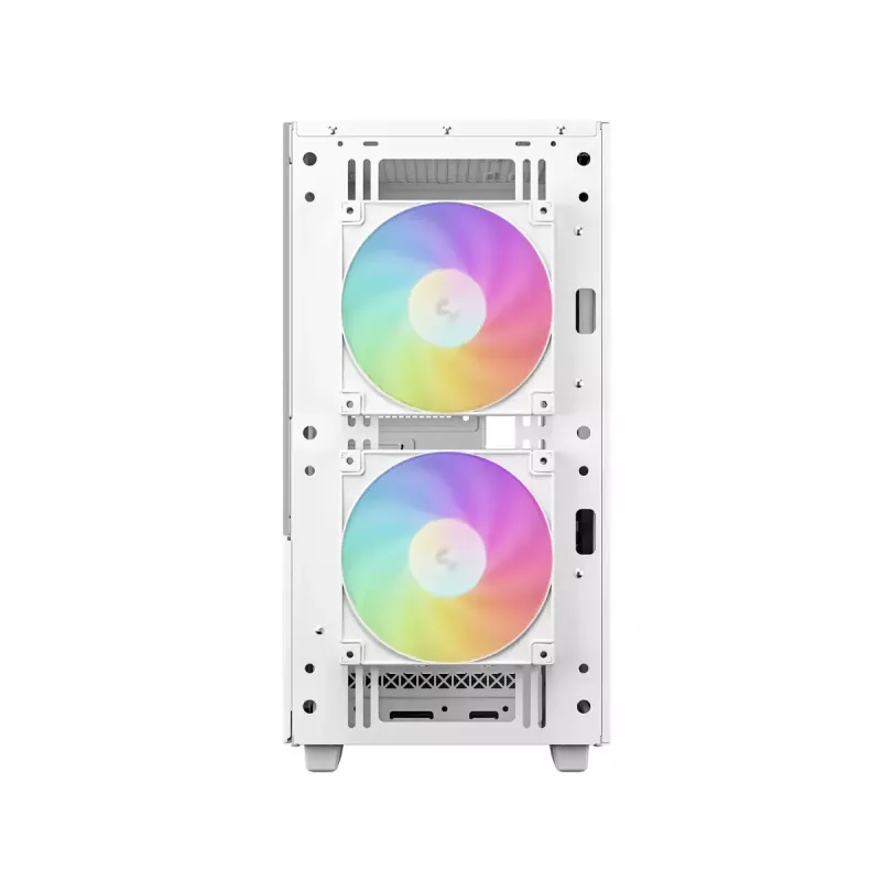 DeepCool CH360 Micro-ATX PC-Gehäuse, Hartglas, ohne Netzteil, Weiß