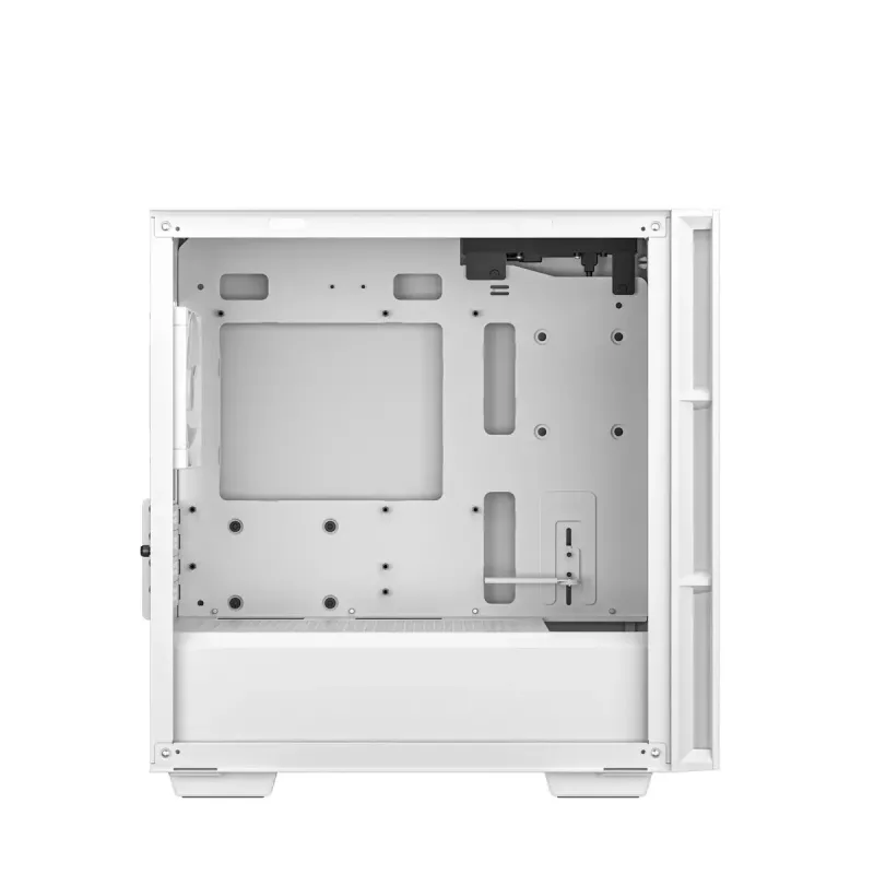 DeepCool CH360 Micro-ATX PC-Gehäuse, Hartglas, ohne Netzteil, Weiß