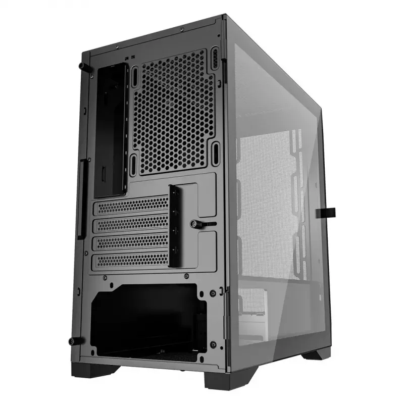 Computergehäuse Gembird CCC-FC-MK200 ATX-Gehäuse schwarz