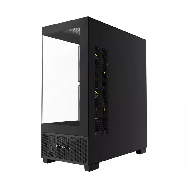 Computergehäuse GEMBIRD Fornax X550, ATX, Schwarz