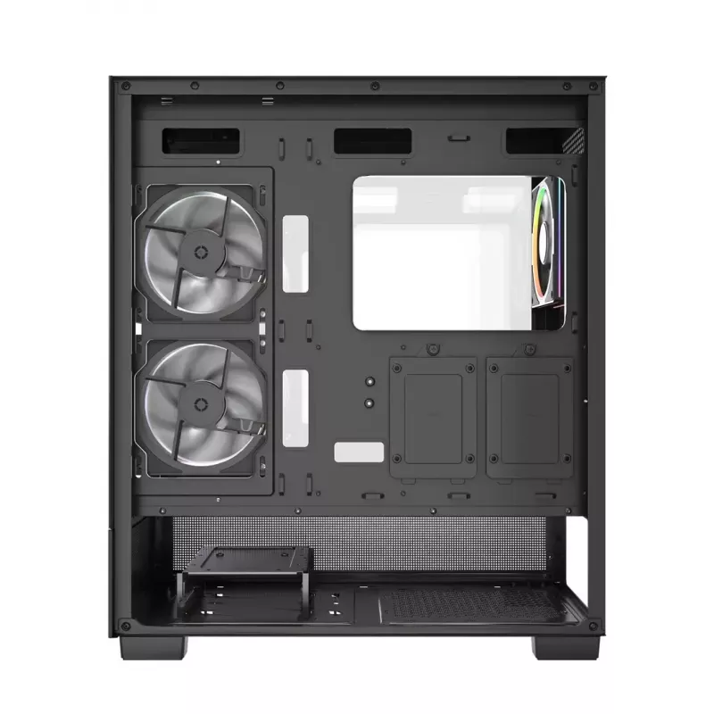 Computergehäuse GEMBIRD Fornax X550, ATX, Schwarz