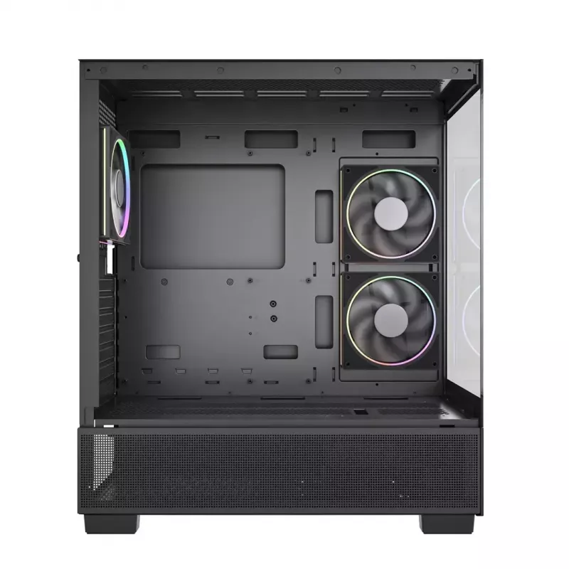 Computergehäuse GEMBIRD Fornax X550, ATX, Schwarz