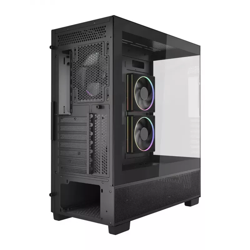 Computergehäuse GEMBIRD Fornax X550, ATX, Schwarz