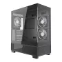 Computergehäuse GEMBIRD Fornax X550, ATX, Schwarz