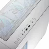 PC-Gehäuse MODECOM HORIZON FLOW MIDI Weiss — Midi-Tower, ARGB, gehärtetes Glas, micro ATX, USB-C, 3x140mm vorne, 1x140mm hinten, GPU bis 400 mm, CPU-Kühlerhöhe 172 mm