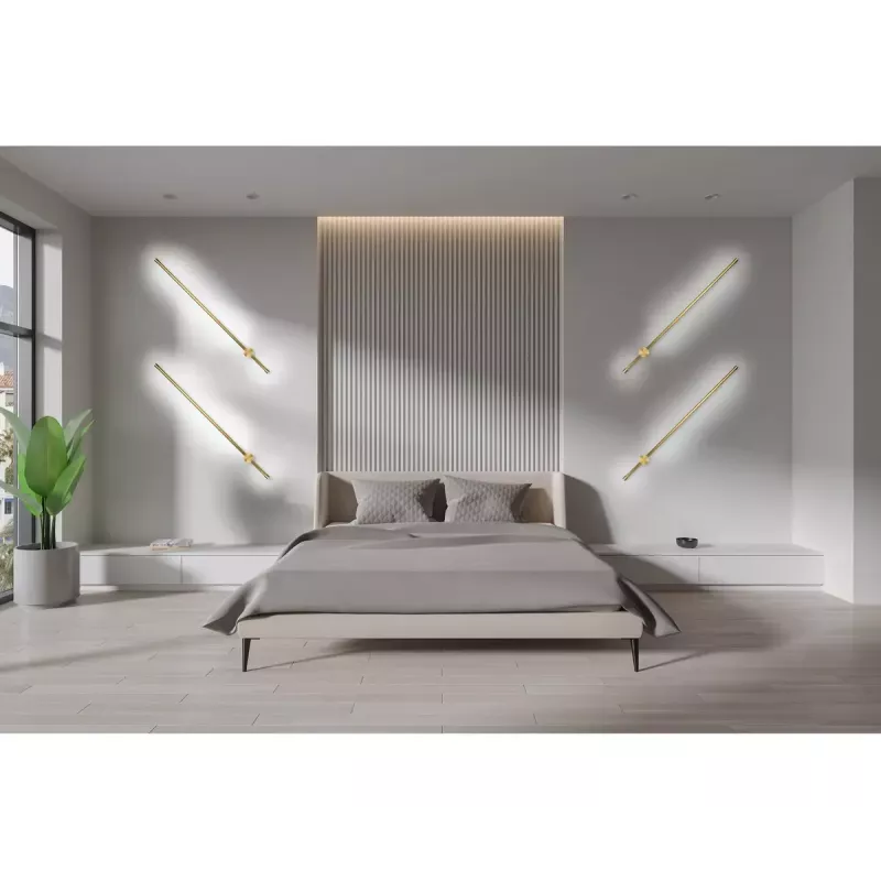 LED-Wandleuchte ActiveJet AJE-HILTON Patina Gold 13W 3000K 555lm 900mm Innenbereich CRI80
