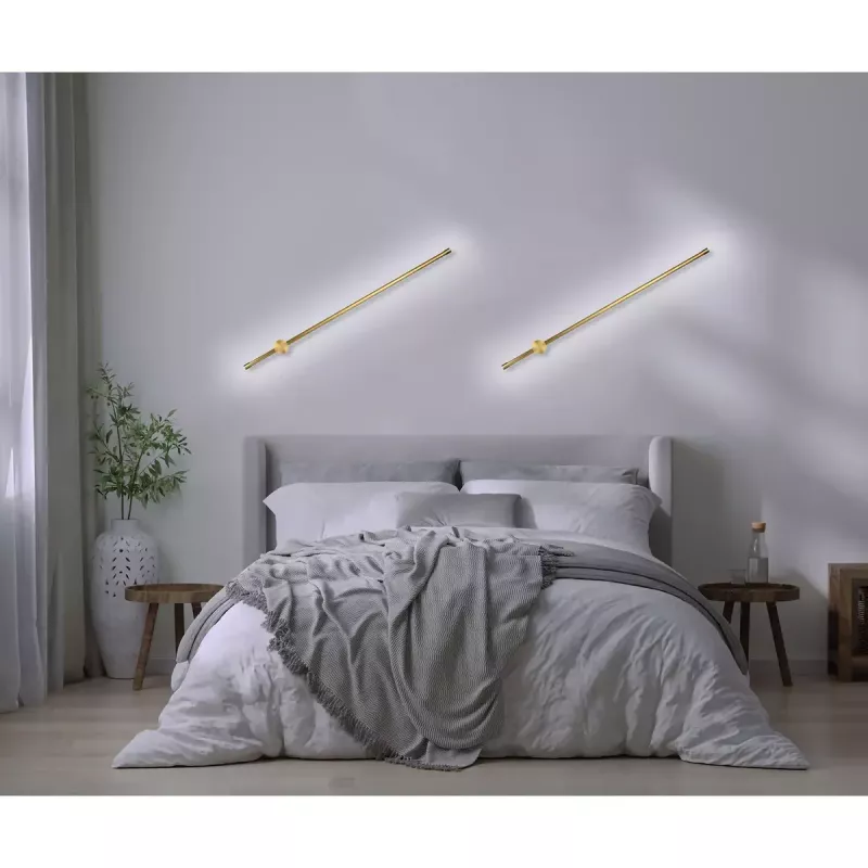 LED-Wandleuchte ActiveJet AJE-HILTON Patina Gold 13W 3000K 555lm 900mm Innenbereich CRI80
