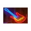 LED-Neon-Leuchtschild ActiveJet AJE-NEON GUITAR mehrfarbig USB 5V, 240×176×20 mm, Aufputzmontage