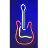 LED-Neon-Leuchtschild ActiveJet AJE-NEON GUITAR mehrfarbig USB 5V, 240×176×20 mm, Aufputzmontage