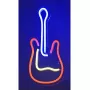 LED-Neon-Leuchtschild ActiveJet AJE-NEON GUITAR mehrfarbig USB 5V, 240×176×20 mm, Aufputzmontage