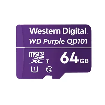 WESTERN DIGITAL WD Purple SC QD101 Ultra Endurance microSD-Karte 64 GB