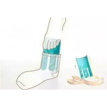 Anziehhilfe für Socken SUNDO 25010 – Sockenanziehhilfe aus Nylon, blau