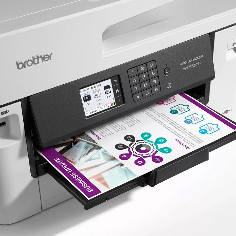 Multifunktionsdrucker Brother MFC-J2340DW Tintenstrahl Farbe – A3, Duplex, Wi‑Fi, ADF 50, 1200x4800 dpi