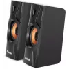 Kabelgebundener Desktop-Lautsprecher DEFENDER Aurora S8 — 2.0, 8 W RMS, USB-Stromversorgung, 3,5 mm, schwarz