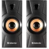 Kabelgebundener Desktop-Lautsprecher DEFENDER Aurora S8 — 2.0, 8 W RMS, USB-Stromversorgung, 3,5 mm, schwarz