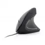 GEMBIRD optische Maus MUS-ERGO-01 - ergonomisch, 6 Tasten, Rad, USB, Schwarz