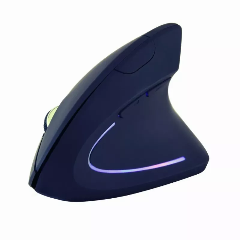 GEMBIRD optische Maus MUS-ERGO-01 - ergonomisch, 6 Tasten, Rad, USB, Schwarz