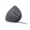 GEMBIRD optische Maus MUS-ERGO-01 - ergonomisch, 6 Tasten, Rad, USB, Schwarz