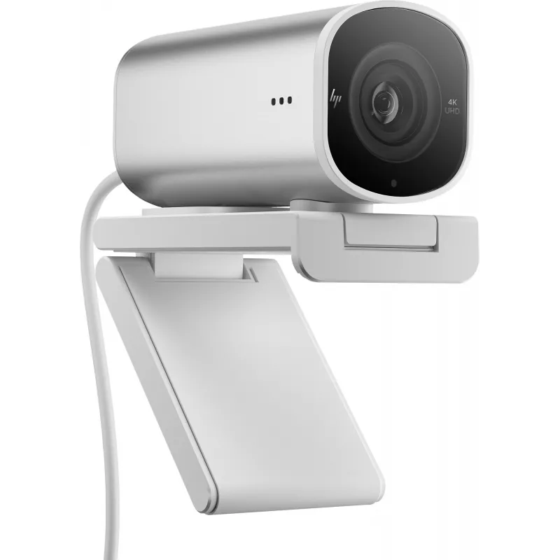 HP 960 4K Streaming-Webcam, 8 MP, 3840 x 2160 Pixel, 4K Ultra HD, 30 fps, 5x, Home