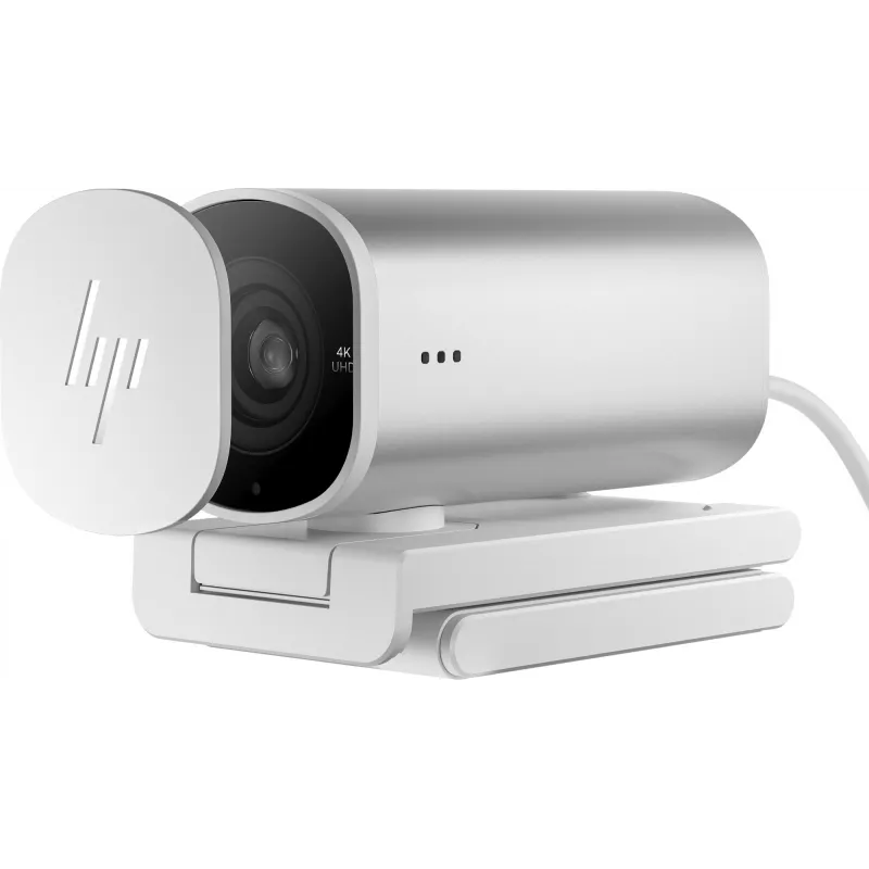 HP 960 4K Streaming-Webcam, 8 MP, 3840 x 2160 Pixel, 4K Ultra HD, 30 fps, 5x, Home