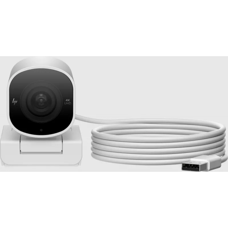 HP 960 4K Streaming-Webcam, 8 MP, 3840 x 2160 Pixel, 4K Ultra HD, 30 fps, 5x, Home