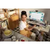 HP 350 Kompakte Multi-Device Bluetooth-Tastatur, kabellos, Bluetooth, mechanisch, QWERTY, Schwarz