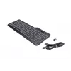 HP 400 Hintergrundbeleuchtete kabelgebundene Tastatur, Full-Size (100%), Kabel, USB, Mechanisch, QWERTY, Schwarz