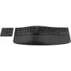 HP 965 Ergonomische kabellose Tastatur, Vollformat (100%), kabellos, RF Wireless + Bluetooth, Membrane, QWERTY, Schwarz