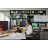HP 965 Ergonomische kabellose Tastatur, Vollformat (100%), kabellos, RF Wireless + Bluetooth, Membrane, QWERTY, Schwarz