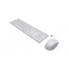 HP 650 Wireless Tastatur and Maus Combo, Wireless, RF Wireless, Membrane, QWERTY, White, Maus included