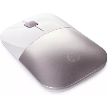 HP Wireless Maus Z3700 – Weiß/Pink, beidhändig, RF Wireless, 1200 dpi, Pink, Weiß