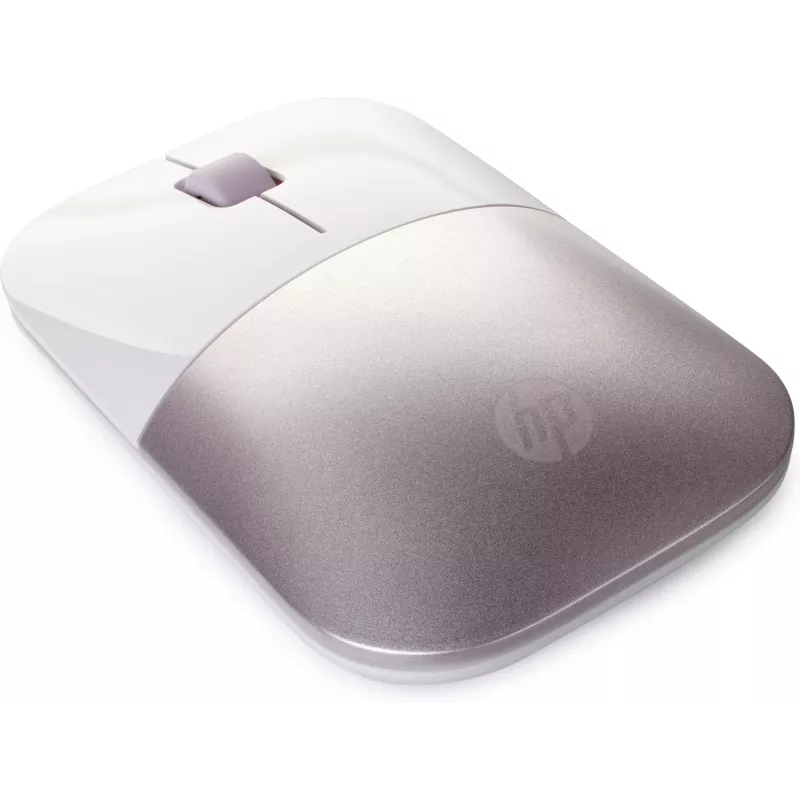 HP Wireless Maus Z3700 – Weiß/Pink, beidhändig, RF Wireless, 1200 dpi, Pink, Weiß