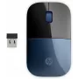 HP Wireless Maus Z3700, beidhändig, Blue LED, RF Wireless, 1200 DPI, Schwarz, Blau