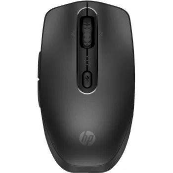 HP 690 Wiederaufladbare kabellose Maus, beidhändig, Bluetooth, 4000 DPI, Schwarz