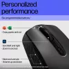 HP 690 Wiederaufladbare kabellose Maus, beidhändig, Bluetooth, 4000 DPI, Schwarz