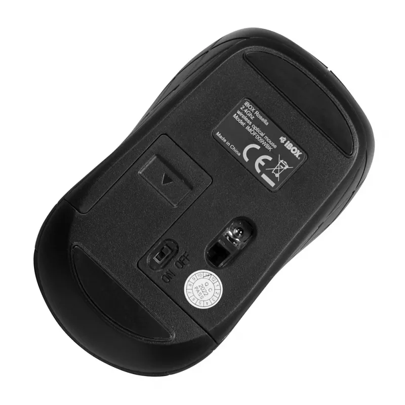IBOX I009w - Rosella Kabellose optische Maus Grau