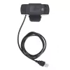 Manhattan USB Webcam, zwei Megapixel (Sonderpreis), 1080p Full HD, USB-A, integriertes Mikrofon, verstellbare Clip-Basis, 30 Bilder pro Sekunde, schwarz, drei Jahre Garantie, Box