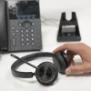 HP Poly Voyager 4320-M +USB-A auf USB-C Kabel +BT700 Dongle, Kabellos, Büro/Callcenter, 20 - 20000 Hz, 162 g, Headset, Schwarz