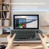 Techly ICTB9801TB Tastatur Universal RF Wireless + Bluetooth QWERTY US English Schwarz