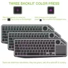 Techly ICTB9801TB Tastatur Universal RF Wireless + Bluetooth QWERTY US English Schwarz