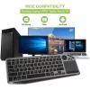 Techly ICTB9801TB Tastatur Universal RF Wireless + Bluetooth QWERTY US English Schwarz