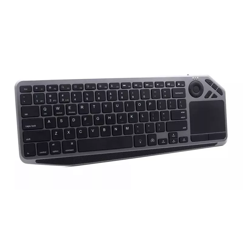 Techly ICTB9801TB Tastatur Universal RF Wireless + Bluetooth QWERTY US English Schwarz