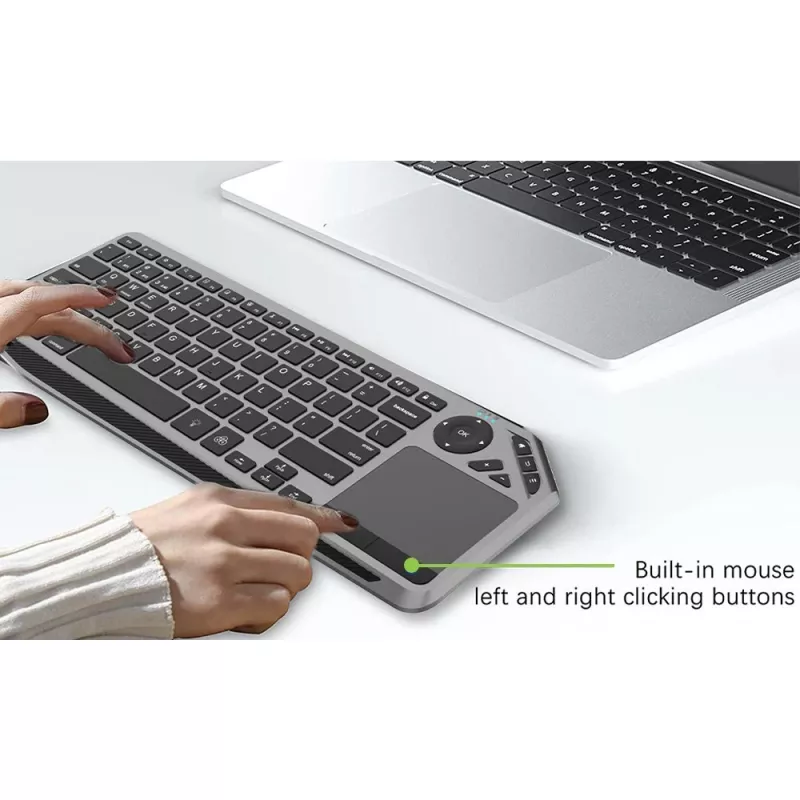 Techly ICTB9801TB Tastatur Universal RF Wireless + Bluetooth QWERTY US English Schwarz