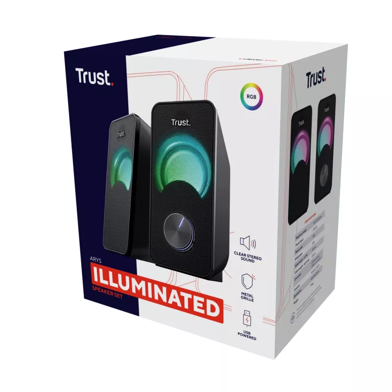 Trust Arys Schwarz Wired 6 W