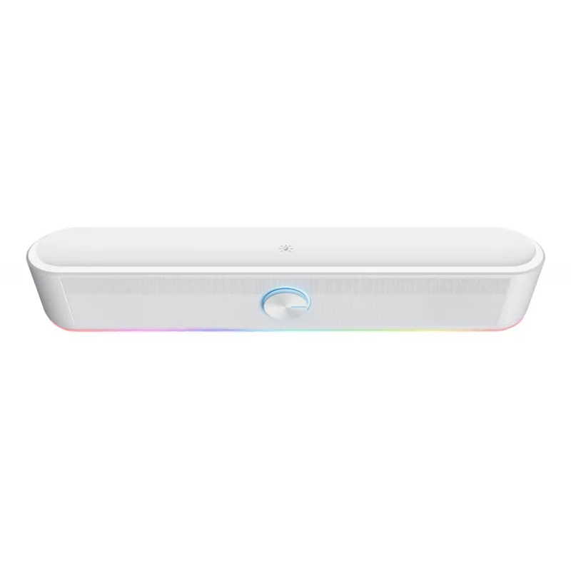 Trust RGB beleuchtete Soundbar GXT 619W Thorne, 2.0 Kanäle, 6 W, 12 W, 6 W, 10000 Ω, 4 Ω