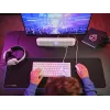 Trust RGB beleuchtete Soundbar GXT 619W Thorne, 2.0 Kanäle, 6 W, 12 W, 6 W, 10000 Ω, 4 Ω