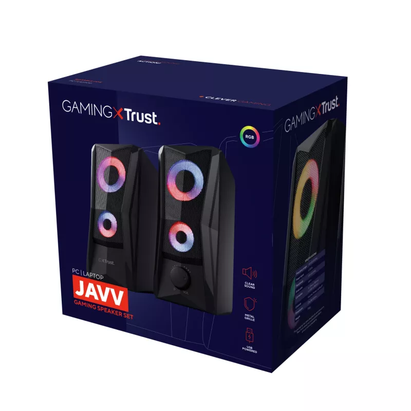 Trust GXT 606 JAVV Schwarz Wired 12 W