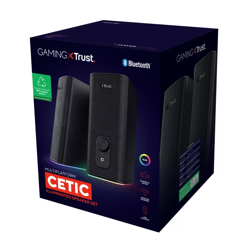 Trust GXT 612 CETIC Schwarz Kabelgebunden & Kabellos 18 W