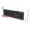 Trust 24639 Tastatur Office USB US-Englisch Schwarz