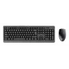 Kabelloses Tastatur- und Maus-Set TRUST Primo — Full-Size QWERTY US-Englisch Tastatur, RF USB-A-Empfänger, 1200 DPI optische Maus, Schwarz